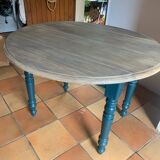 Louis Philippe style round table revamped
