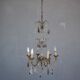Pampille bronze chandelier and charm