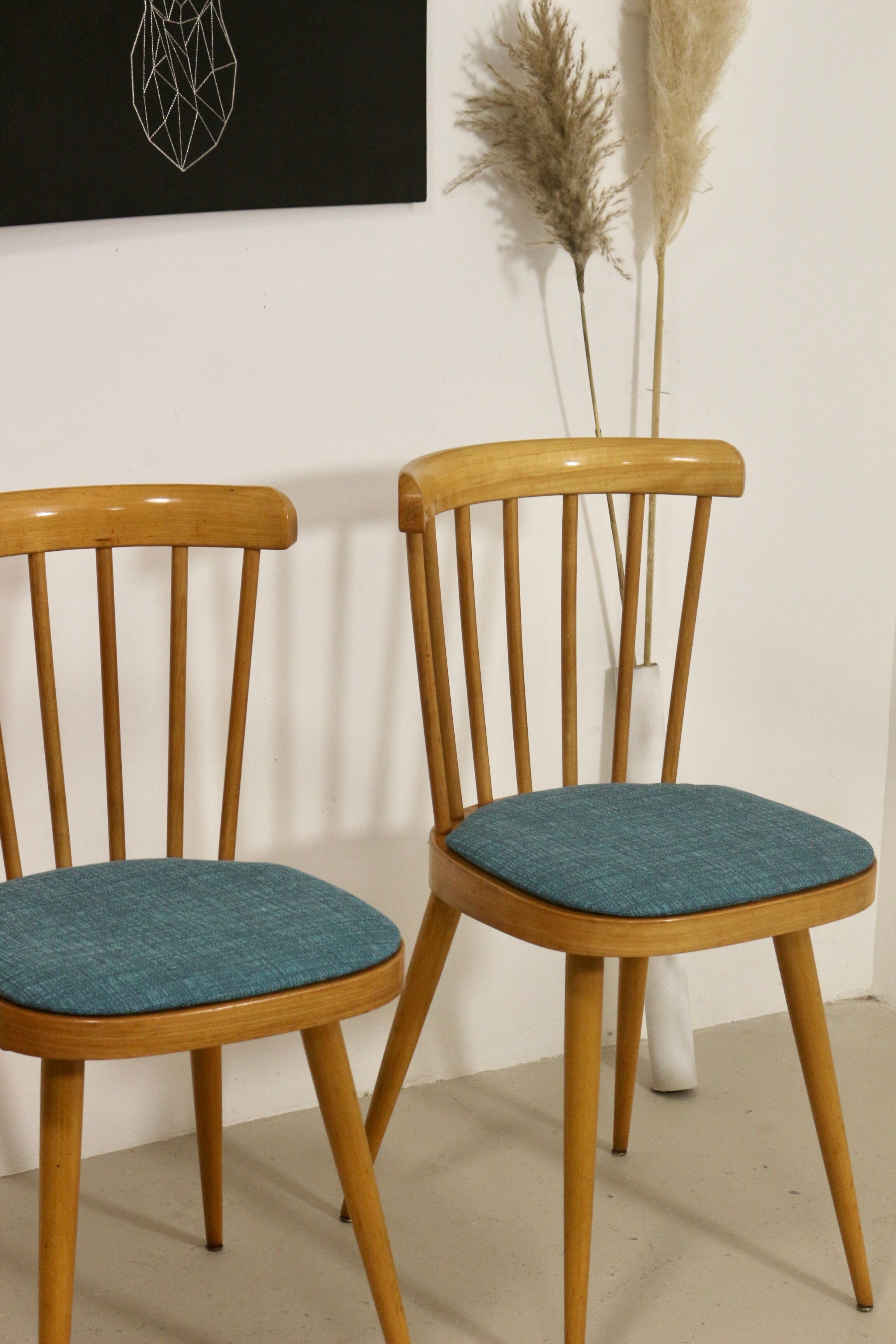 Set of 2 scandinavian chairs 1960