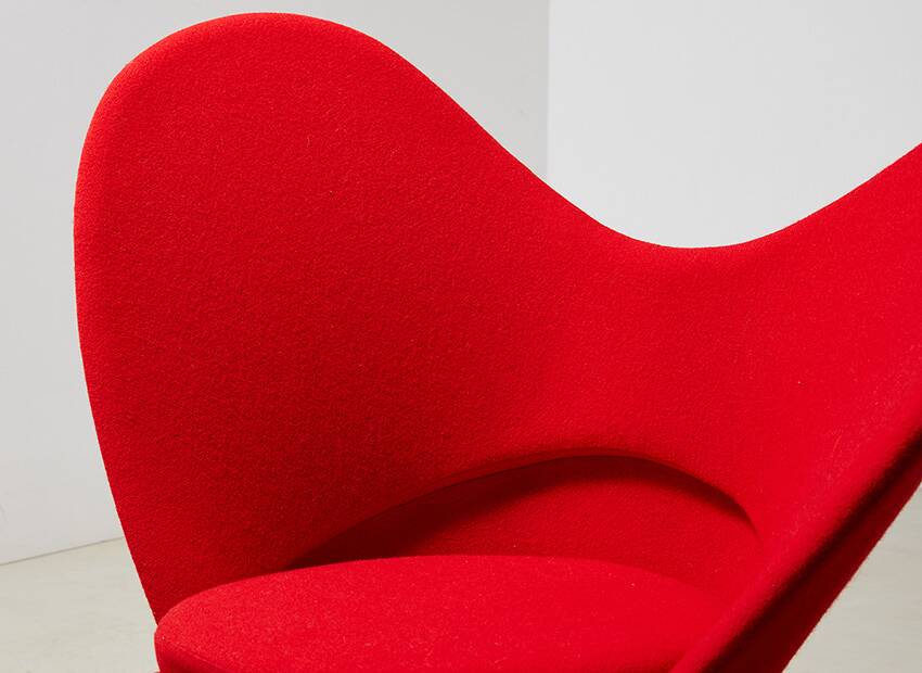 Verner Panton Heart Cone Chair for Vitra 1958/2003