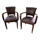 Pair of bridge chairs