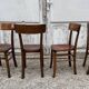 Series Lot of 8 old vintage bistro chairs
