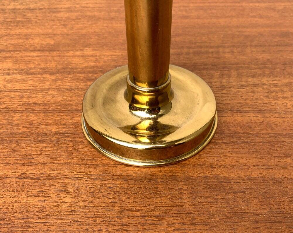 Brass and glass candle holder by Harald Buchrucker, mid-century, 1960s.