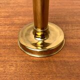 Brass and glass candle holder by Harald Buchrucker, mid-century, 1960s.