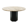 Mid Century Round Granite Dining Table 1970s