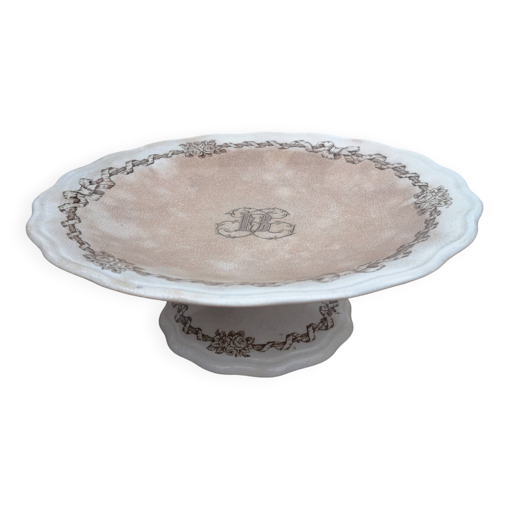 BWM & Co English compote bowl (Brown Westhead Moore)