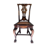 Portuguese chair XVIIIth in carved wood
