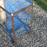 Rolling dessert trolley designed by Pierre Vandel