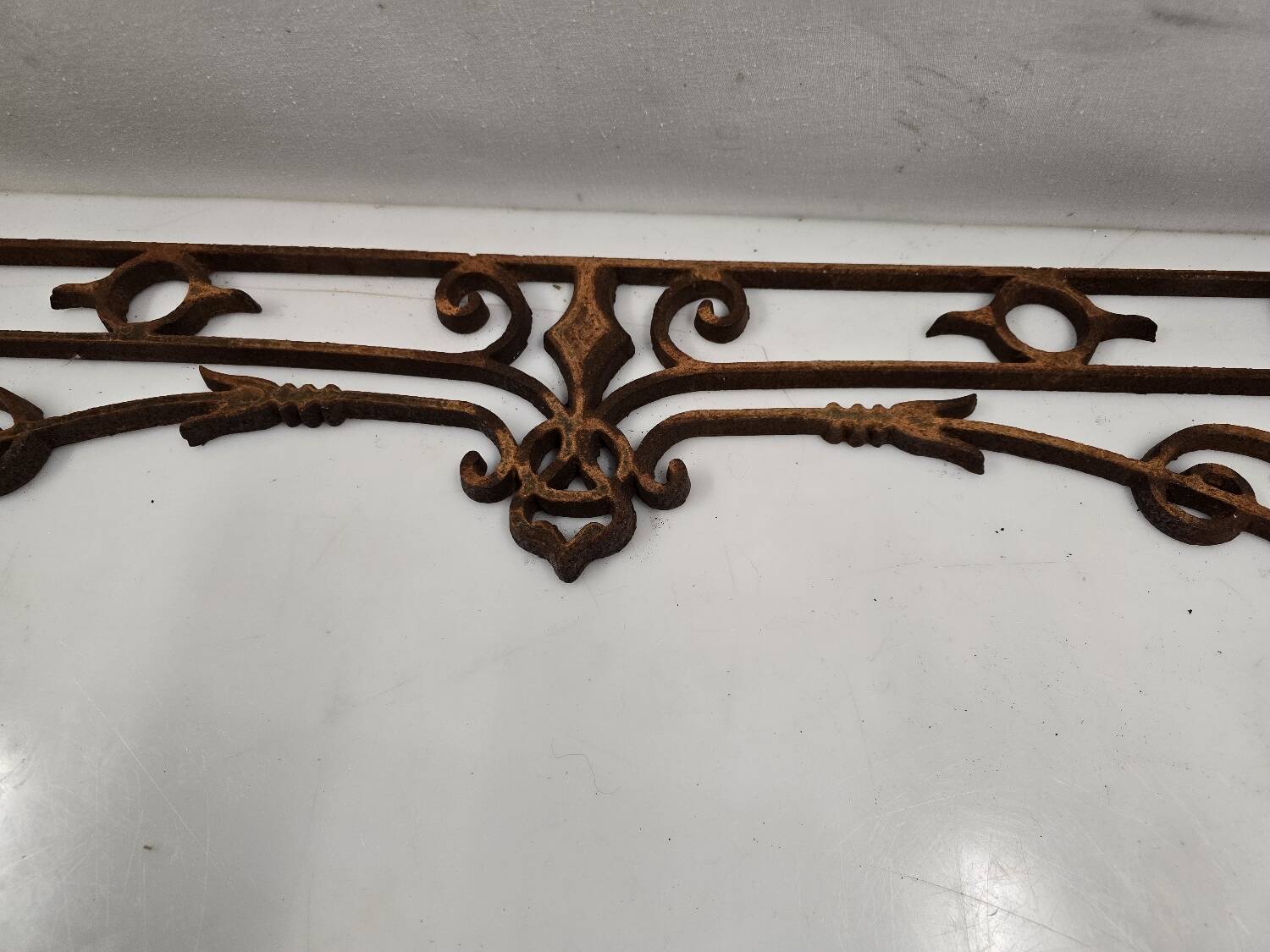 Cast iron balcony box