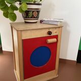 Small vintage red and blue furniture