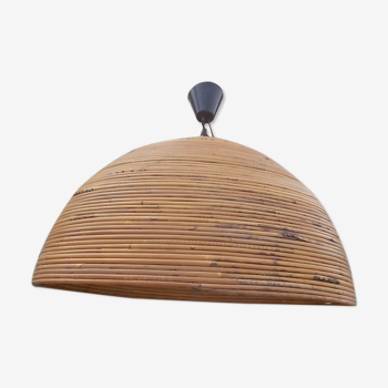 Rattan hanging lamp