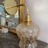 Wall lamp with vintage globe