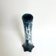 Vallauris Fat Lava Vase – Vintage French Ceramic Soliflore 60s Blue White