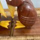 Wooden and bakelite bookends