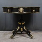 Boulle marquetry violin-shaped table, Napoleon III period – Mid 19th century