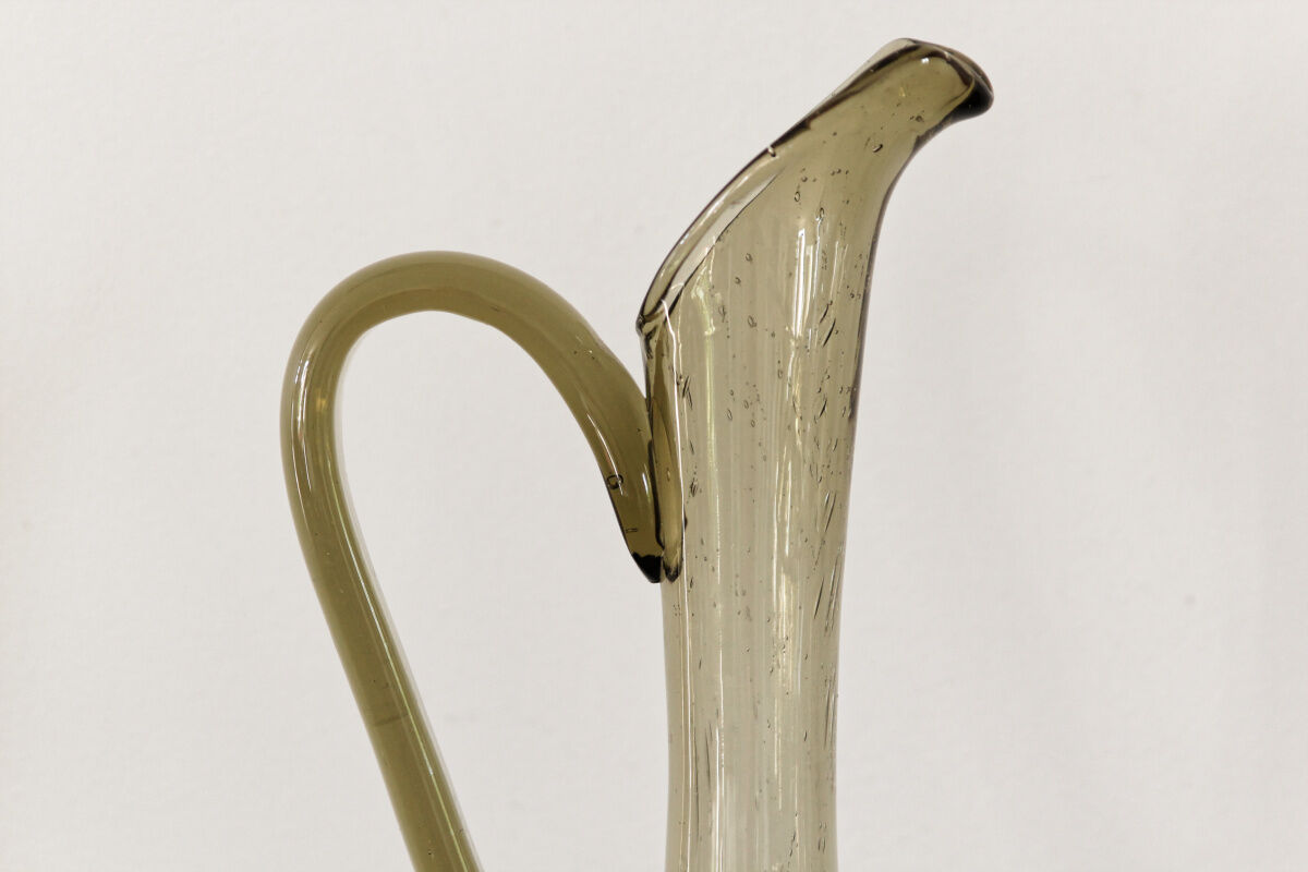 Blown glass ewer