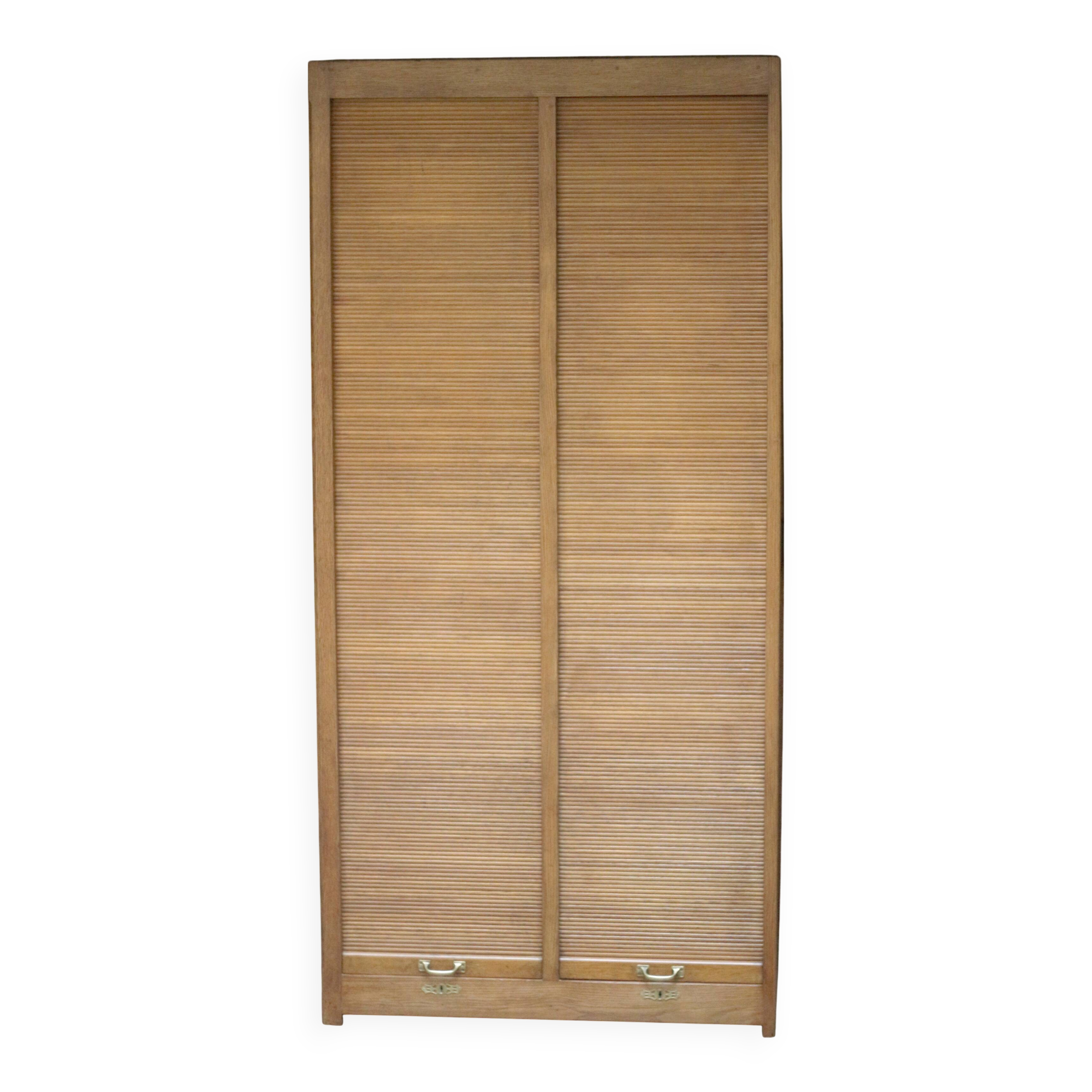 Magnificent curtain filing cabinet from La Poste (1920s/1930s).