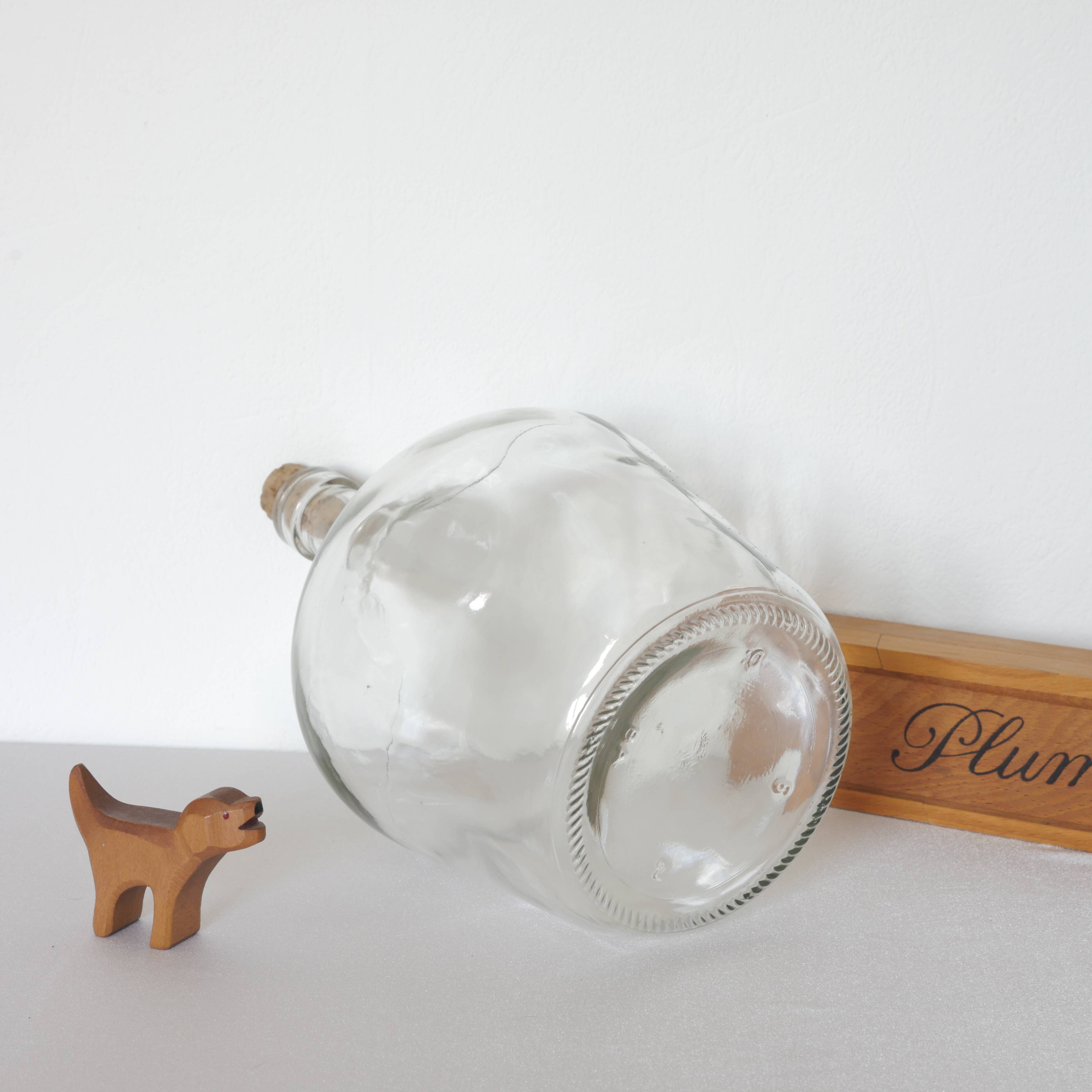 Bonbonne transparente 2 litres