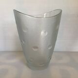 Vase polka dots Italy round in relief
