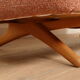 Vintage sofa | 3-seater | ML-90 | pink | reupholstered