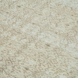 Tapis beige turc rustique noué à la main 196 cm x 296 cm