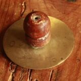 Old brass kettle