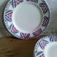 Six dessert plates in Saint-Amand service "Toulouse"