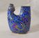 Rare Mid-Century Chinese Cloisonné Enamel Rooster Brush Holder / Vase