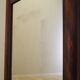 Mirror in wooden frame, Danish design, 1970s, production: Denmark
