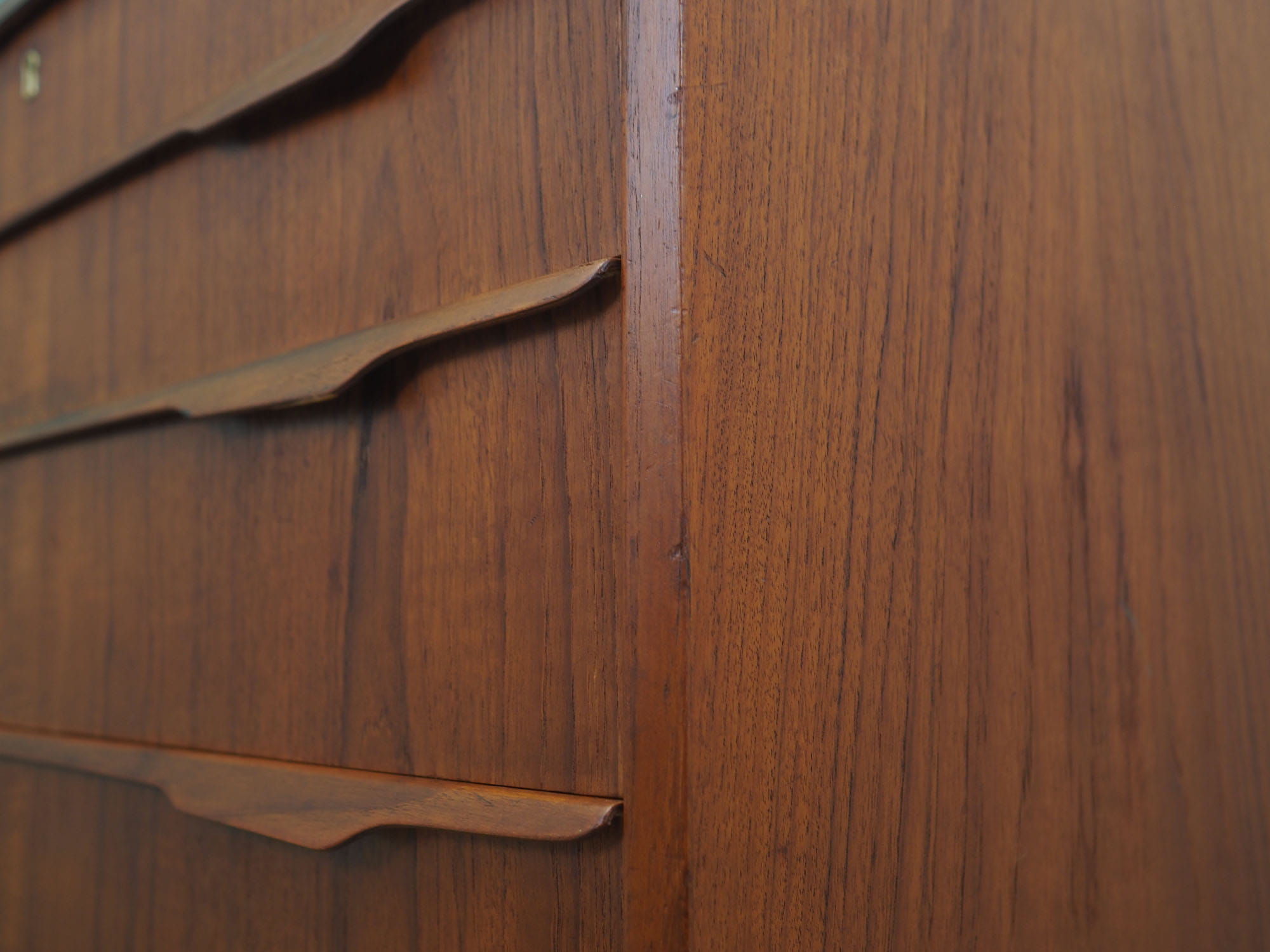 Teak chest of drawers danish design vintage