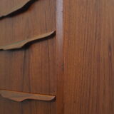 Teak chest of drawers danish design vintage