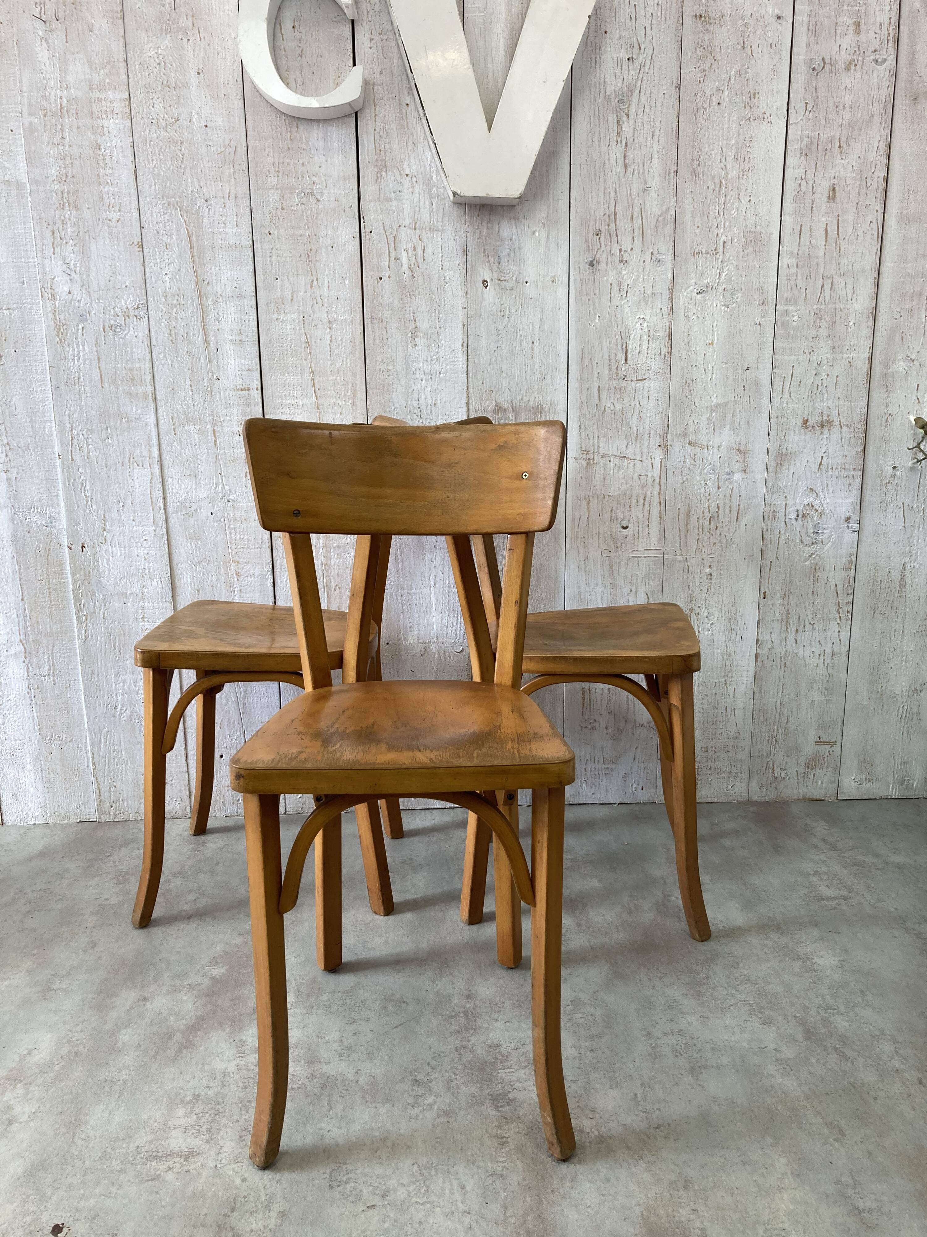Série de 5 chaises Baumann