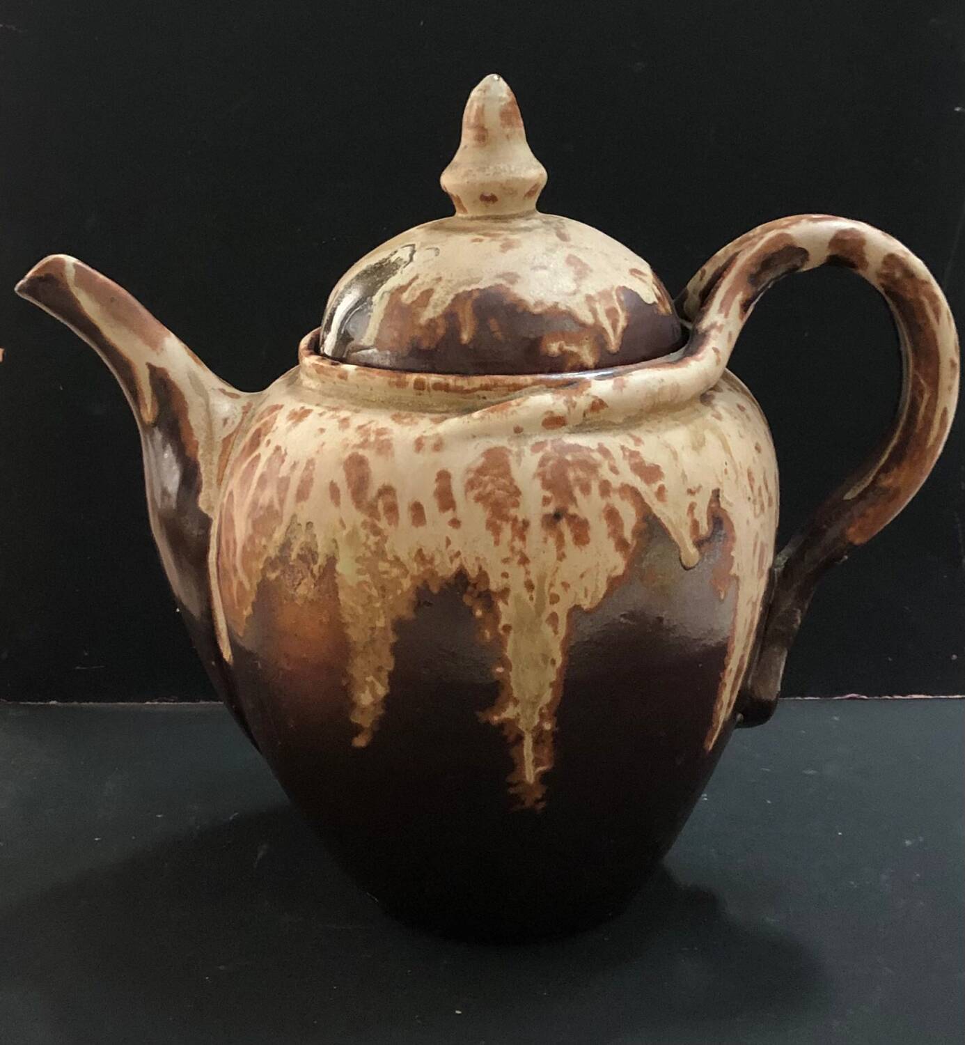 Stoneware teapot by Marcellus Aubry