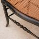 Napoleon III wooden and canning chair, 1920s