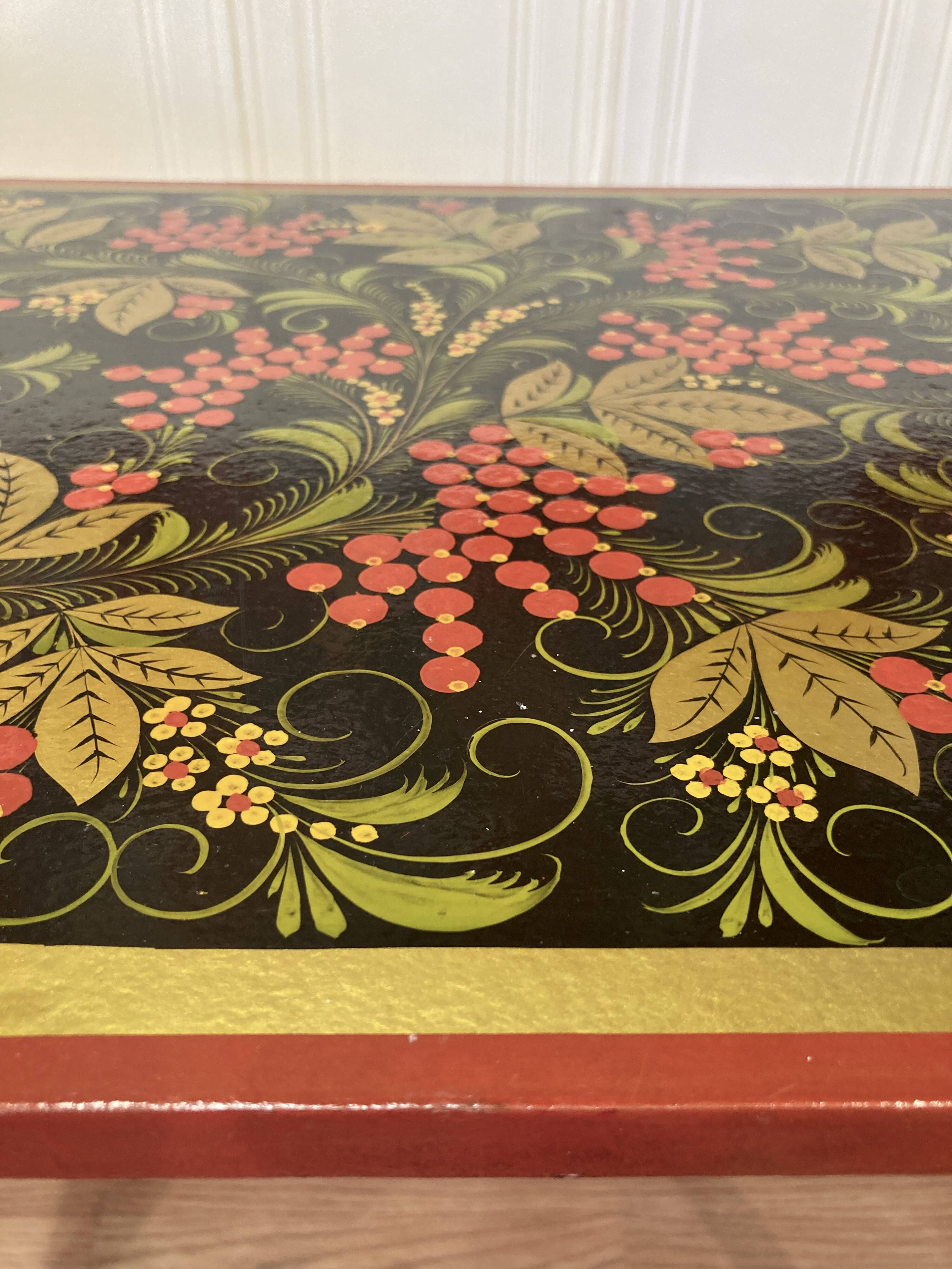 Pair of wooden tables, 1950s design.