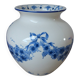 Vase boule signé Sia "Blue Garland"