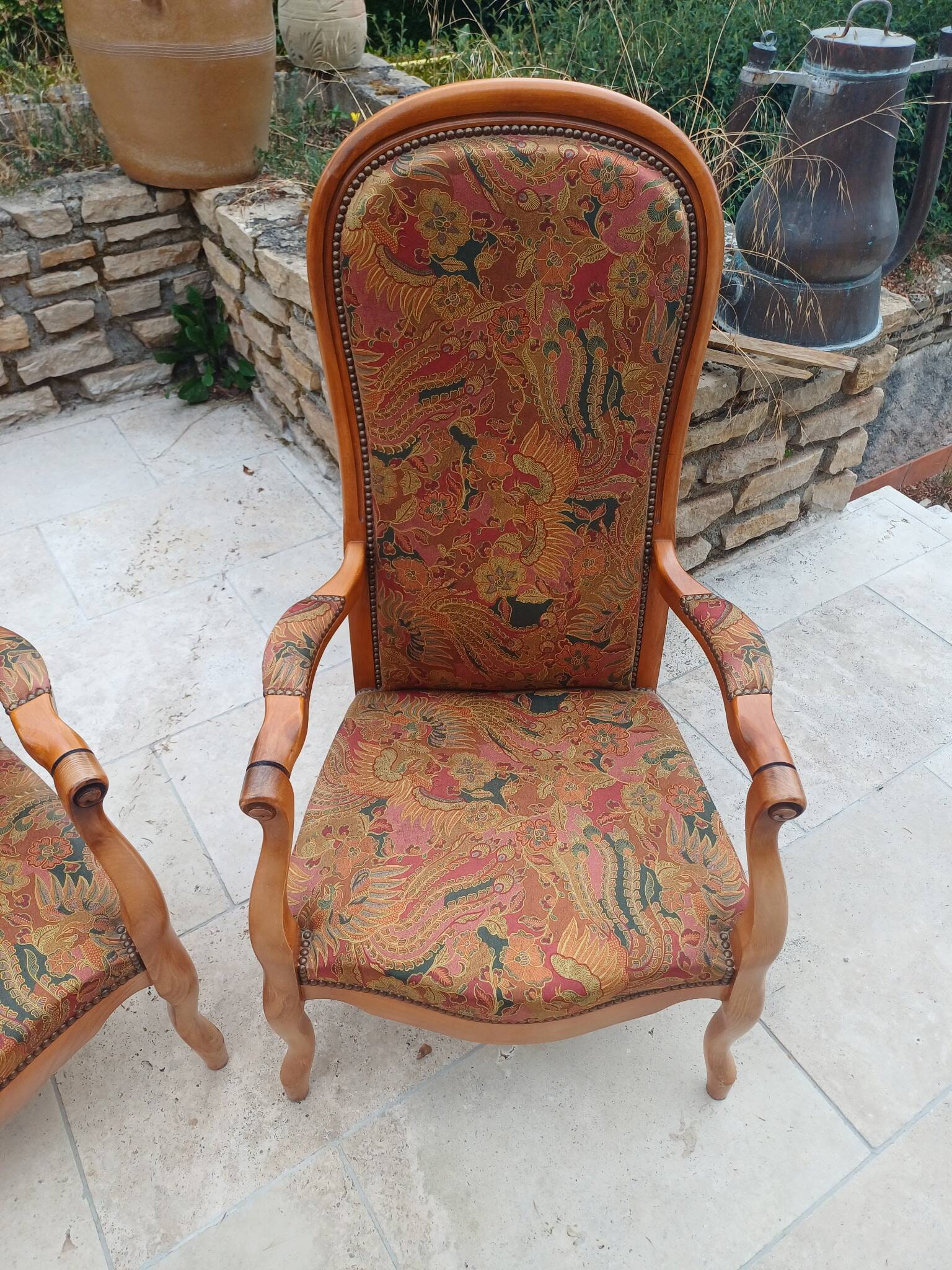 Set of 4 Voltaire armchairs