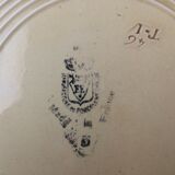 Round hollow dish porcelain manufacture Pexonne Fenal brothers