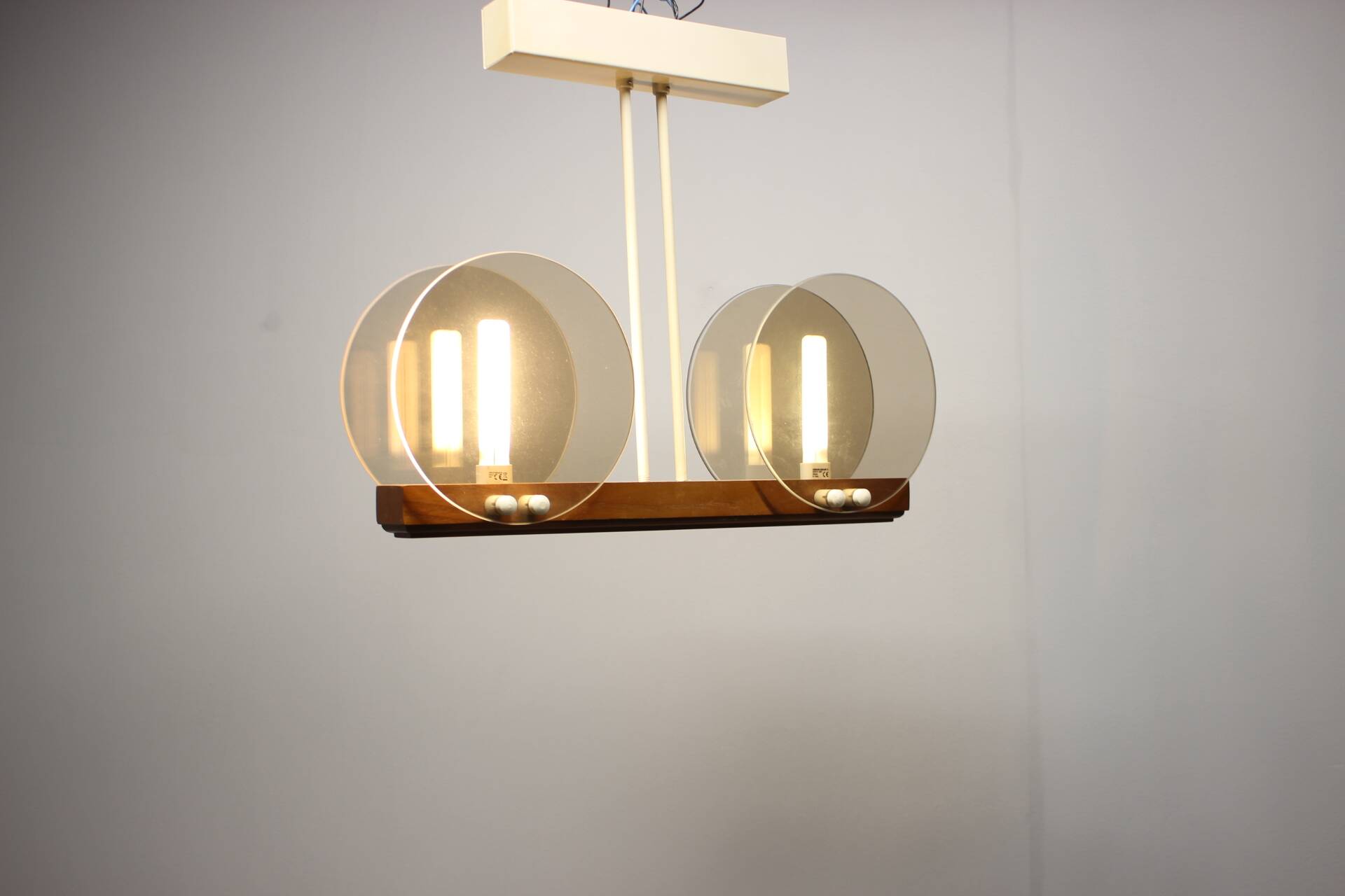 Vintage chandelier by Inva Litomerice, 1980s