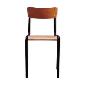 chaise vintage d'écolier