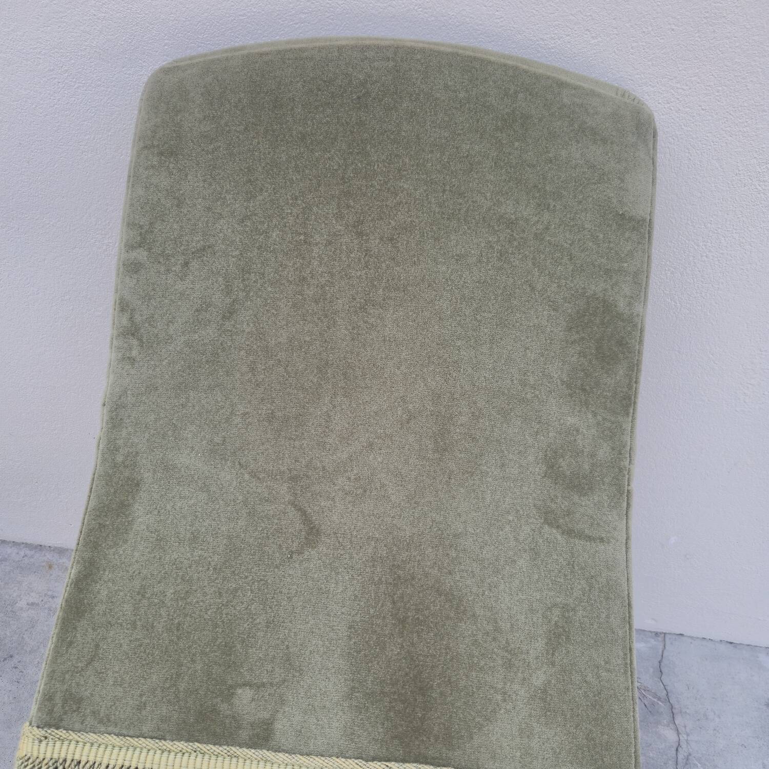 Napoleon III period velvet toad armchair, 19th century