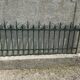 Set of 4 barriers old cloture iron grid