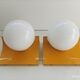 Duo vintage wall lamps