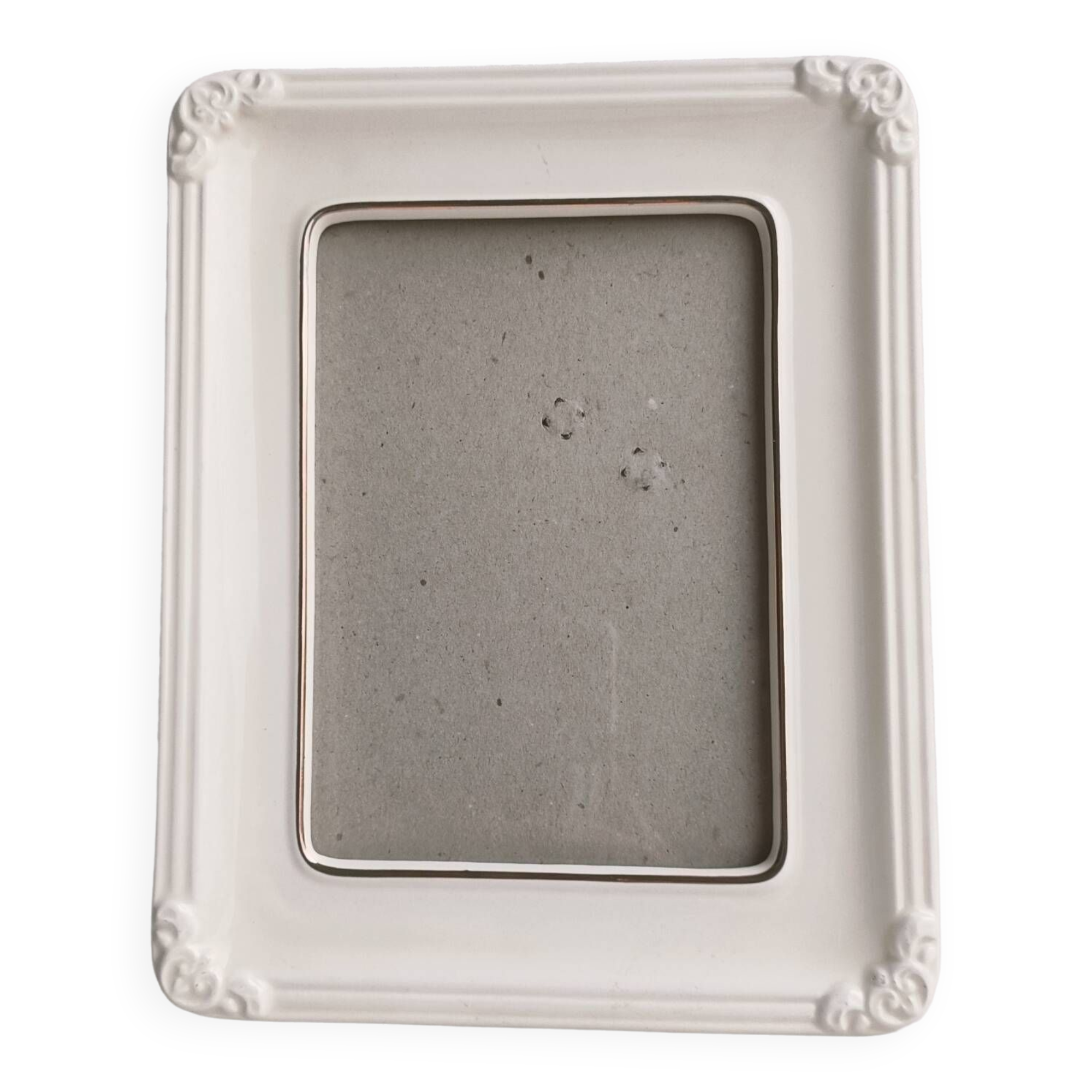 Ivory porcelain photo frame