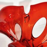 Jarrón de cristal de Murano. Italia, 1970s.