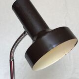Chocolate brown desk lamp, 1960s