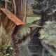 Washing Place Near the Woods by Niles Langlois dated 1907