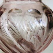 Vase en verre art déco Rosaline par Rudolf Schrötter pour Inwald