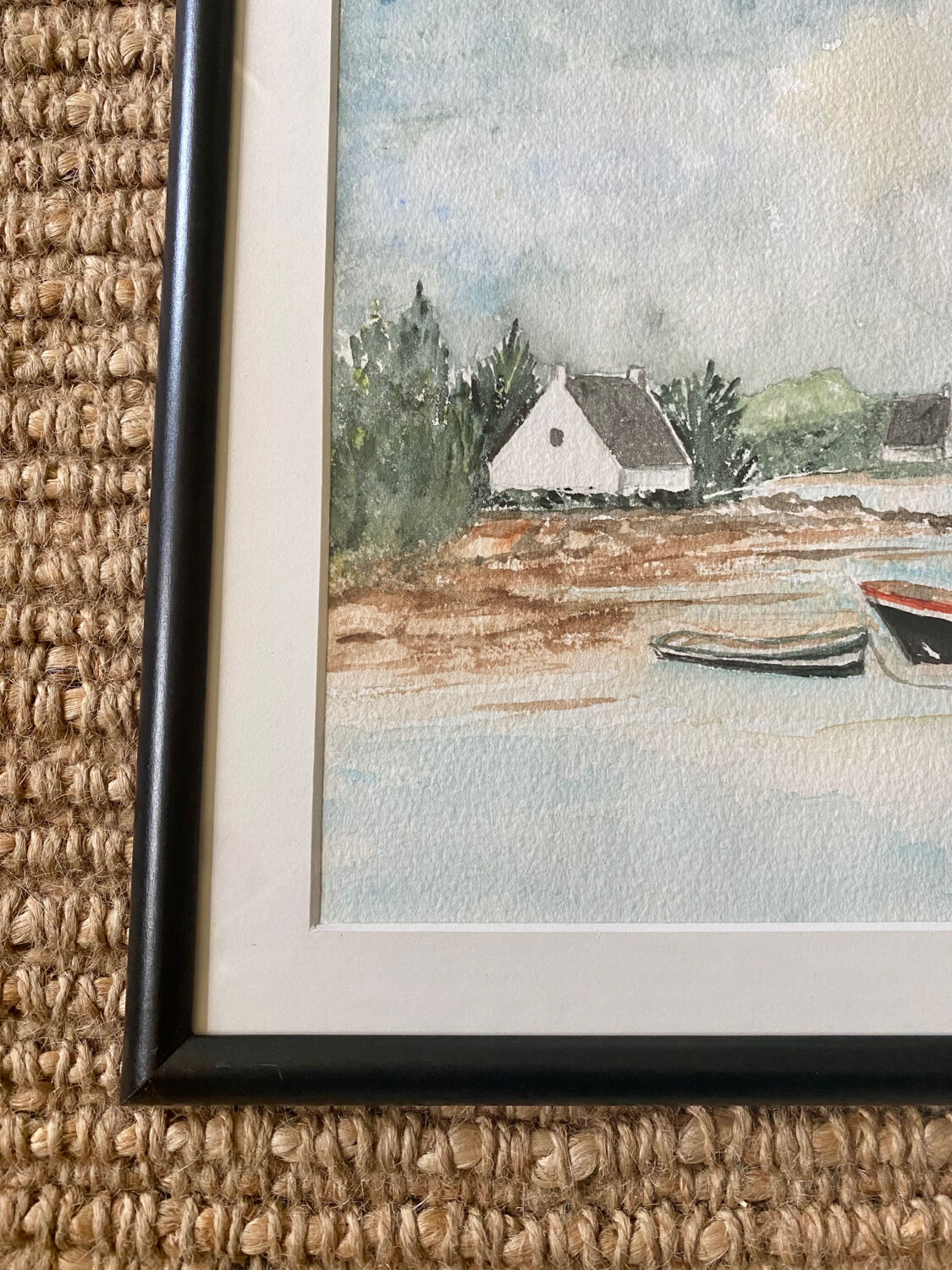 Aquarelle paysage de Bretagne