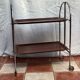 Folding dessert table with castors